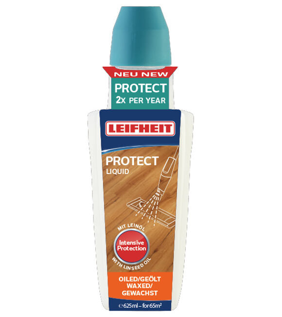 Prostriedok PROTECT k starostlivosti o drevené olejované alebo voskované podlahy 625 ml LEIFHEIT 565