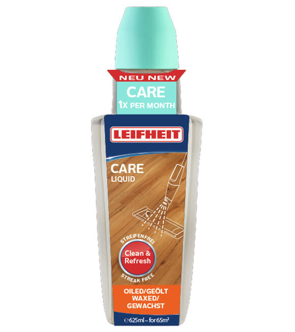 Prostriedok CARE k starostlivosti o drevené olejované alebo voskované podlahy 625 ml LEIFHEIT 56502