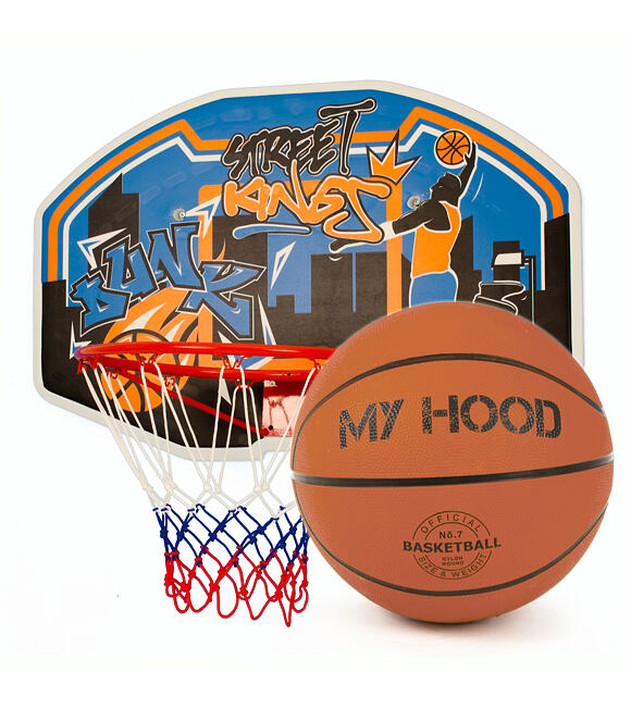 Set basketbalového koša a lopty My Hood 304002