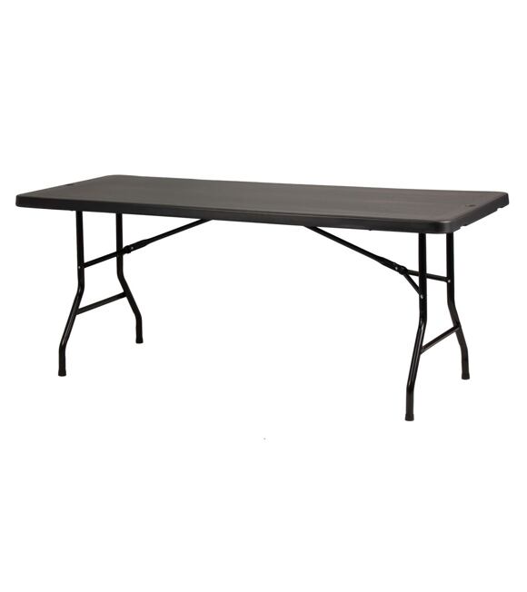 New York cateringový skladací stôl 183x76 cm - čierny Your Brand 720031